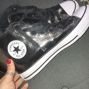 Mermaid Like hightop Converse